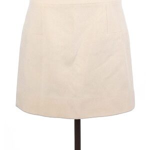 J.Crew Wool Skirt, Ivory, Size 0